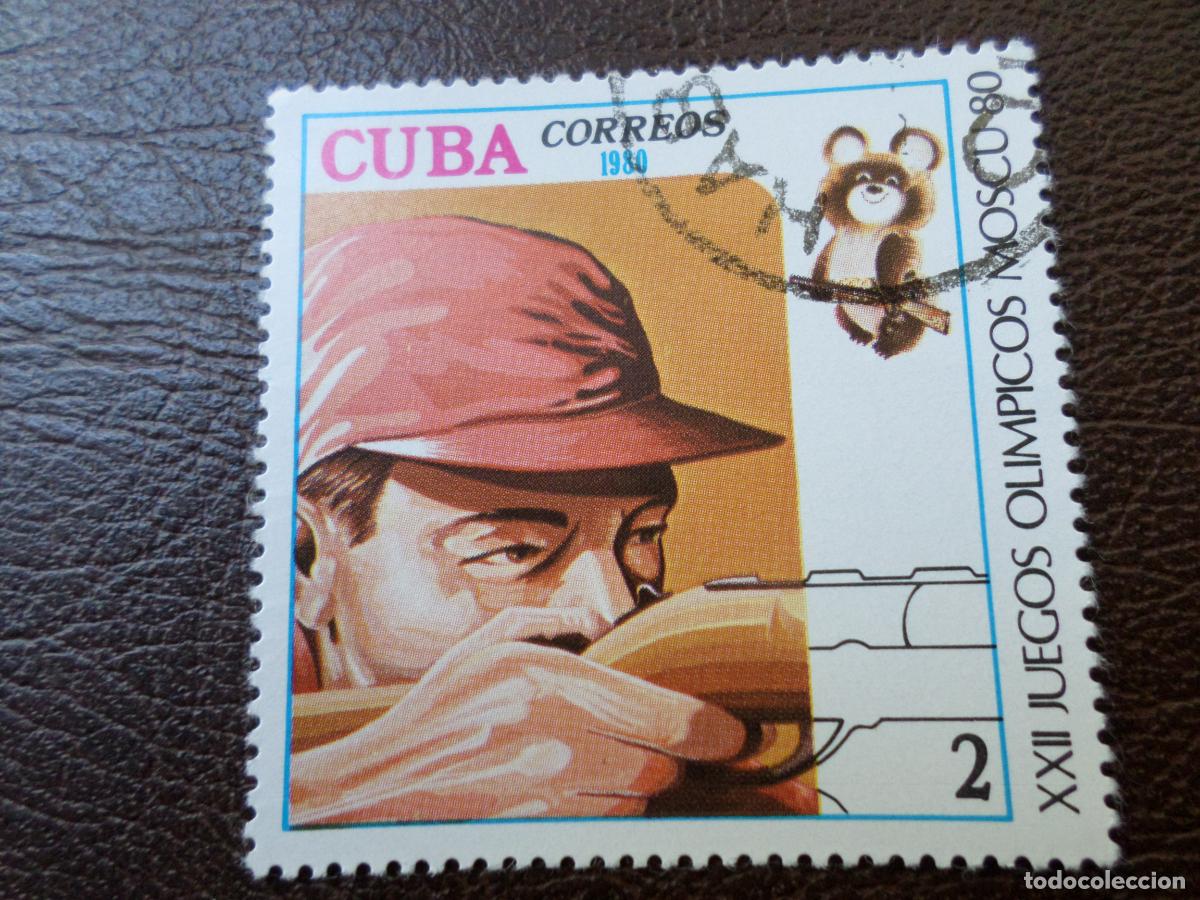 Sellos: :cuba, 1980, juegos olimpicos de moscu, Yvert 2171