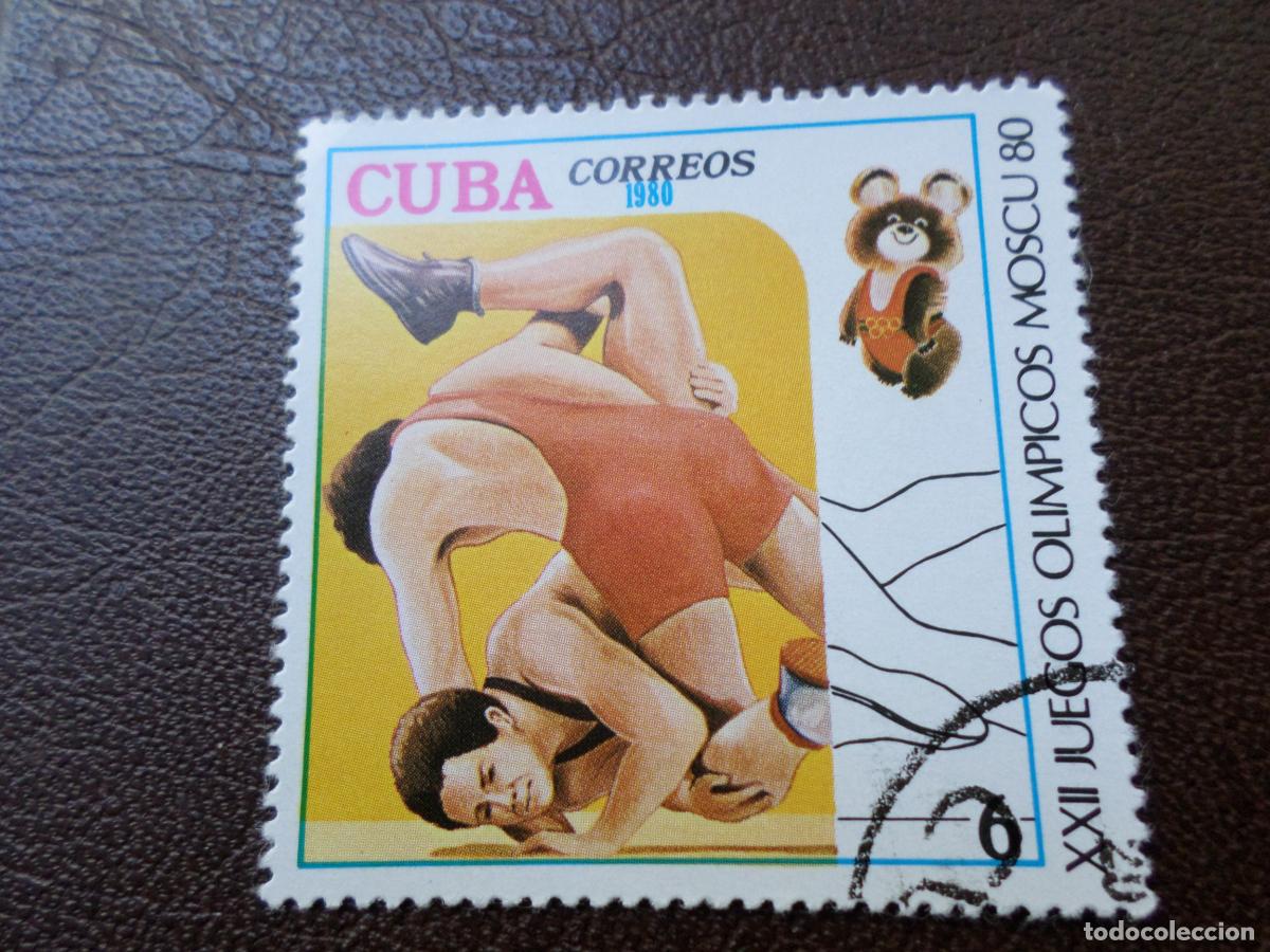 Sellos: :cuba, 1980, juegos olimpicos de moscu, Yvert 2173