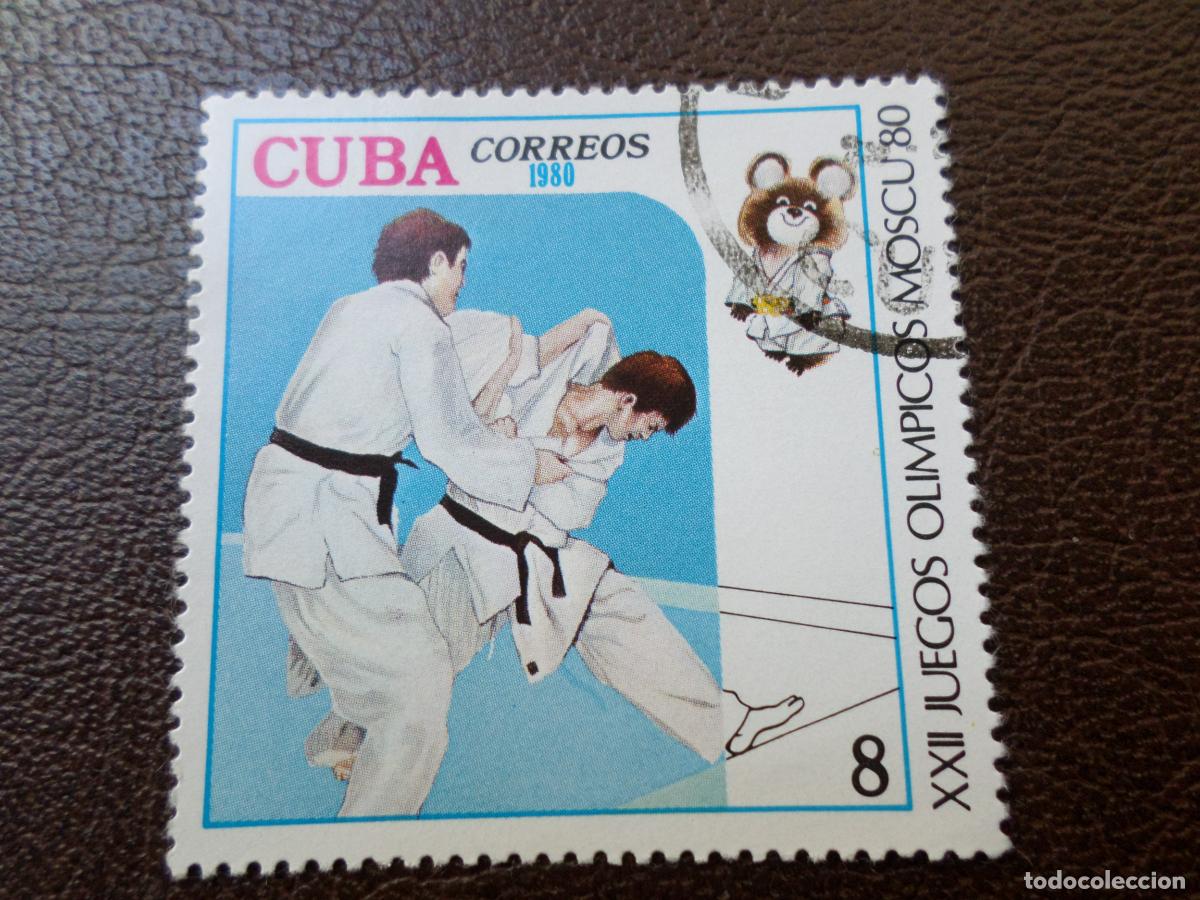 Sellos: :cuba, 1980, juegos olimpicos de moscu, Yvert 2174