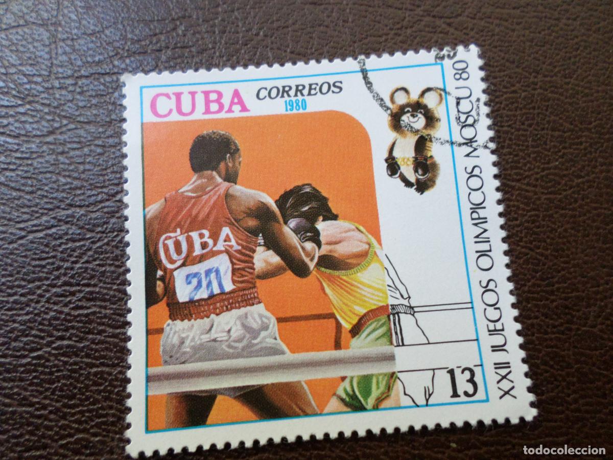 Sellos: :cuba, 1980, juegos olimpicos de moscu, Yvert 2176