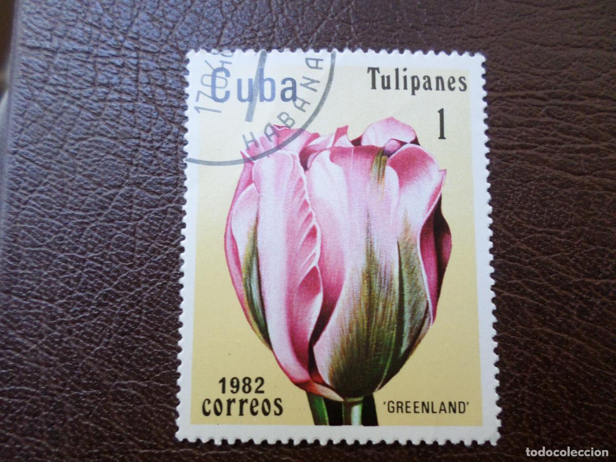 Sellos: :cuba, 1982, flora, tulipanes, Yvert 2346