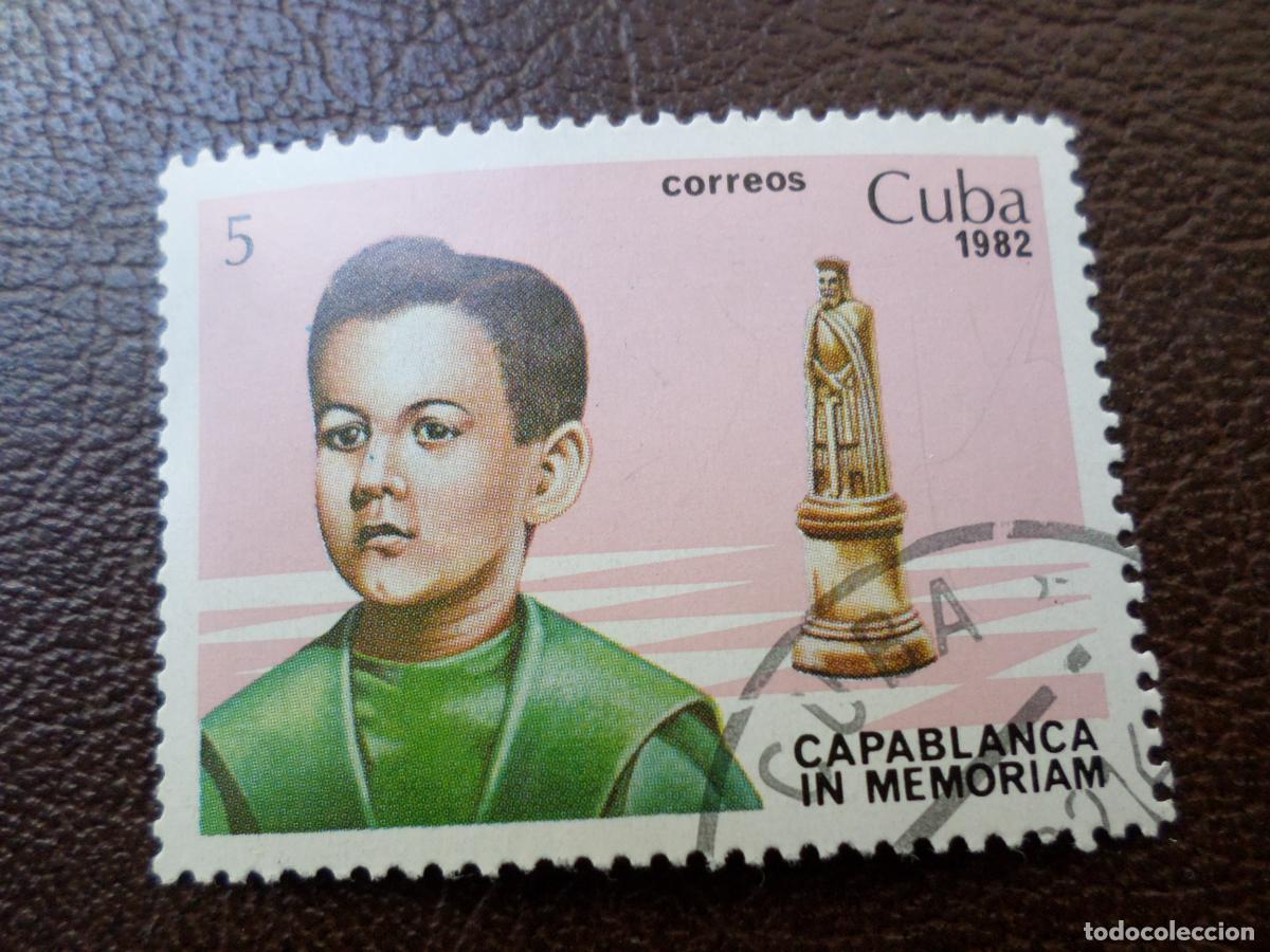 Sellos: :cuba, 1982, j.r. capablanca, campeon de ajedrez, Yvert 2409