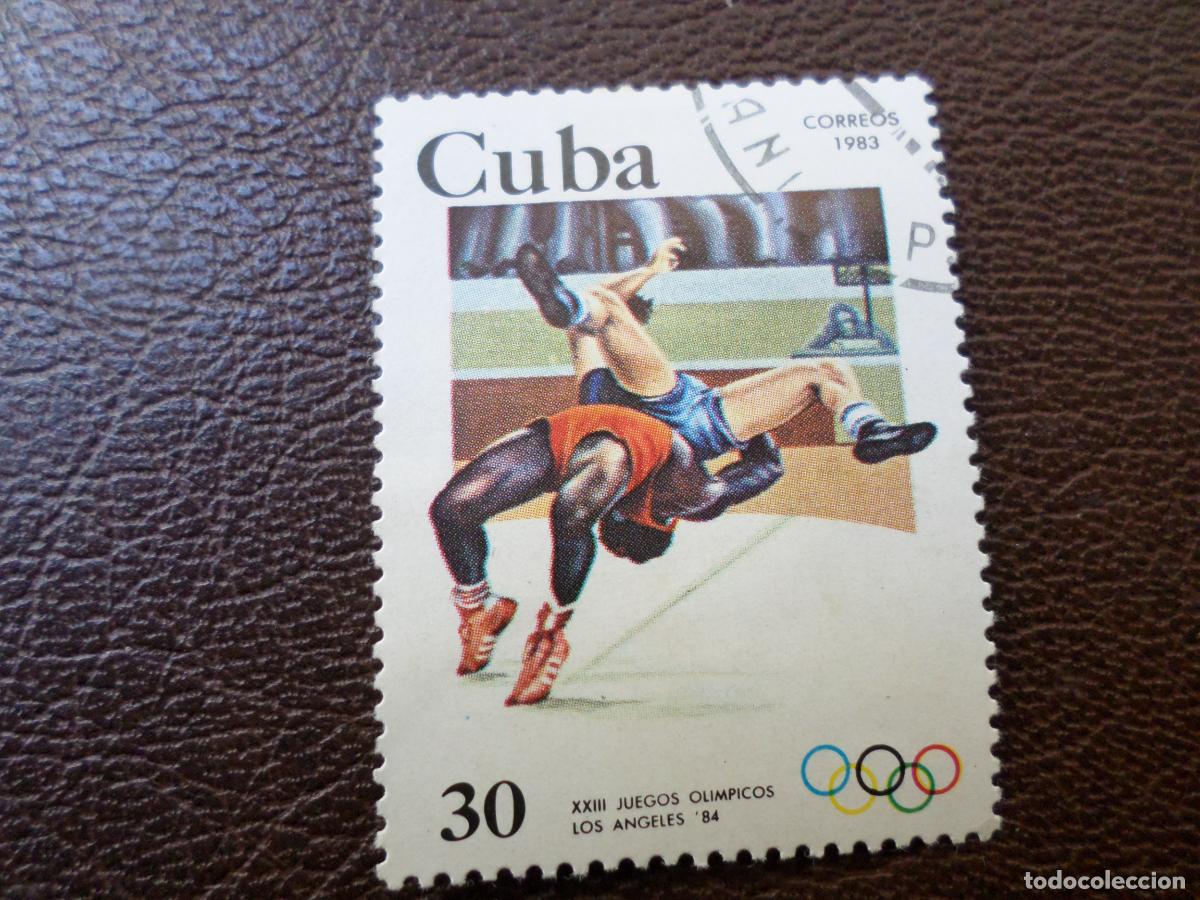 Sellos: :cuba, 1983, preolimpica de los angeles-84, Yvert 2420