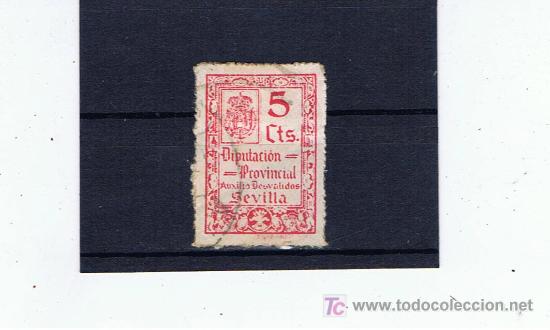 Sellos: Diputacion de Sevilla 5 cts ayuda desvalidos - Foto 1