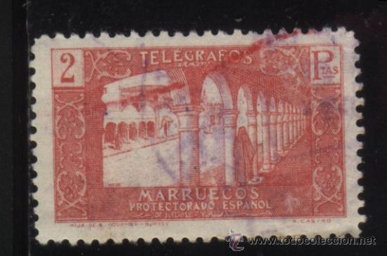 Sellos: S-3693- MARRUECOS. PROTECTORADO ESPA&Ntilde;OL. TELEGRAFOS - Foto 1
