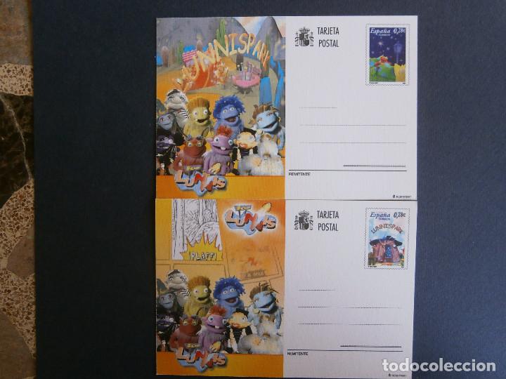 Sellos: 2 tarjetas postal los lunnis a&ntilde;o 2005 - Foto 1