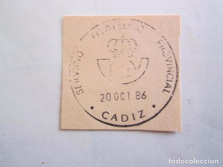 Sellos: FRANQUEO MECANICO CADIZ 1986 - Foto 1