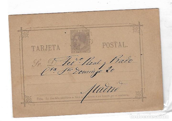Sellos: ENTERO POSTAL. 1887. MADRID. VER - Foto 1