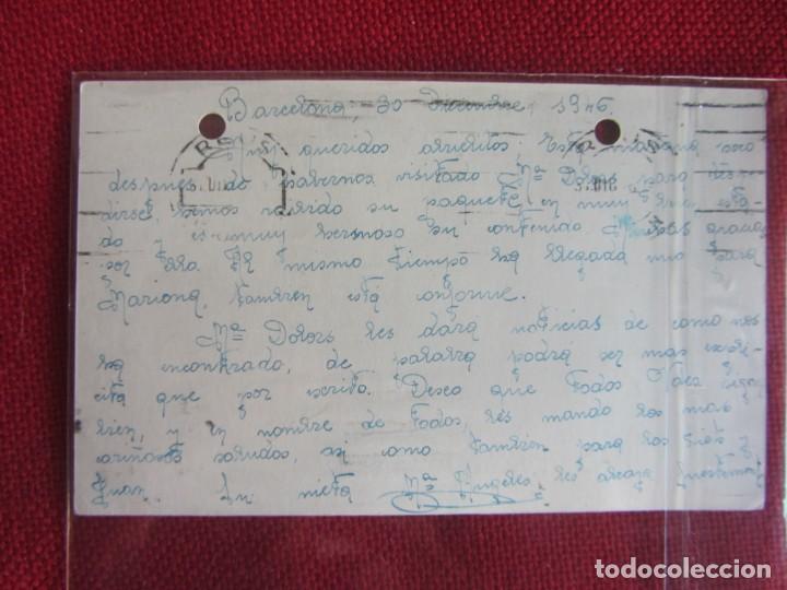 Sellos: TARJETA POSTAL 1946 - Foto 2
