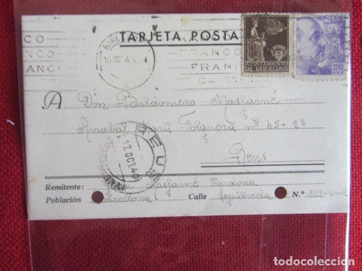 Sellos: TARJETA POSTAL 1940 - Foto 1