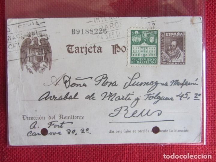 Sellos: TARJETA POSTAL 1942 - Foto 1