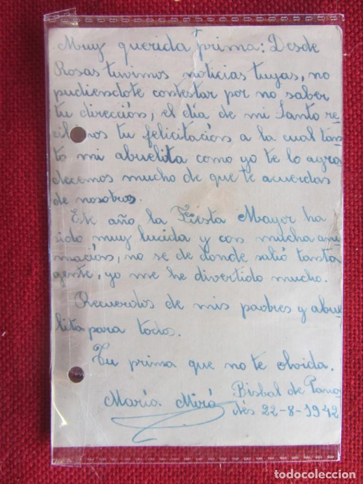 Sellos: TARJETA POSTAL 1942 - Foto 2