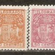 Francobolli: ESPAÑA TELEGRAFOS 1932 EDIFIL 68/75** SIN FIJASELLOS