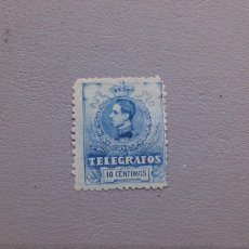 Sellos: ESPAÑA - 1912 - ALFONSO XIII - TELEGRAFOS EDIFIL 48 - MH* - NUEVO