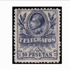 Sellos: ESPAÑA - 1905 - TELEGRAFOS - EDIFIL 46 - MNH** - NUEVO - A000,000 - VALOR. CAT. 240€