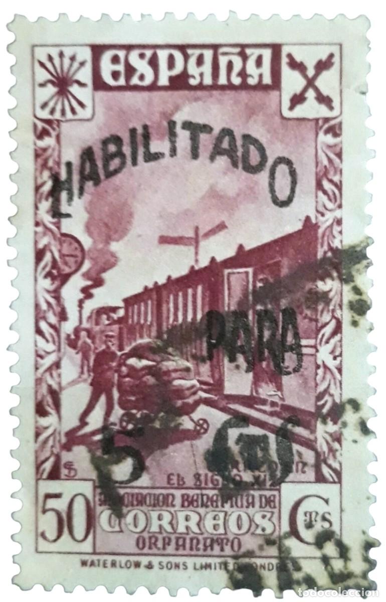 Sellos: BENEFICIENCIA 1940 HABILITADO PARA 5 CTOS. USADO.