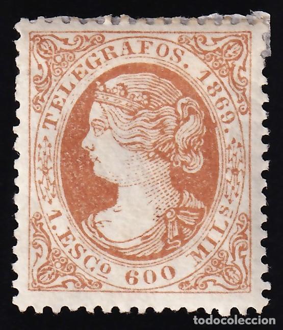 Sellos: TEL&Eacute;GRAFOS, 1869 EDIFIL N&ordm; 28 /*/
