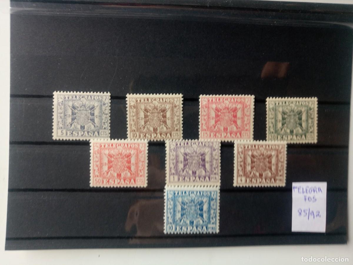 Sellos: Tel&eacute;grafos serie completa del a&ntilde;o 1940 Edifil 76/84 En nuevo**