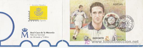 Timbres: PRECIOSA HOJITA DE ESPA&Ntilde;A 2000 MATASELLADA DE LA EXPOSICION