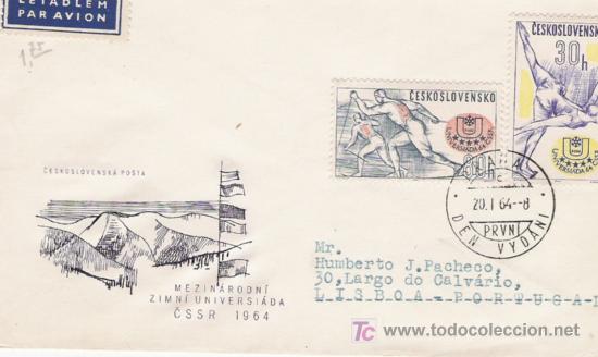 Timbres: TEMA DEPORTES EN SOBRE