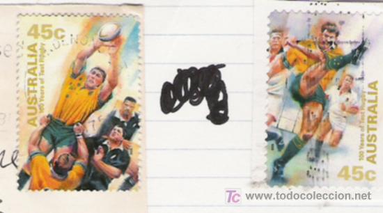 Timbres: TEMA FUTBOL DE AUSTRALIA