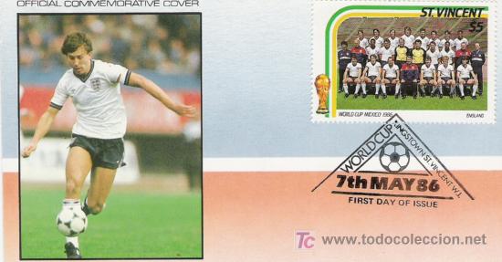 Timbres: RARO Y BONITO SOBRE OFICIAL DE LA FIFA DEL MUNDIAL DE MEXICO 86