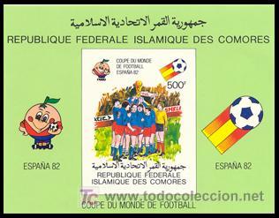 Sellos: COMORES 1982 HB29 S/D - Foto 1