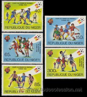 Sellos: NIGER 1982 550/54 5v - Foto 1