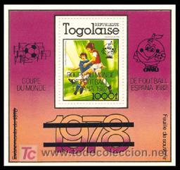 Sellos: TOGO 1982 HB M82 - Foto 1