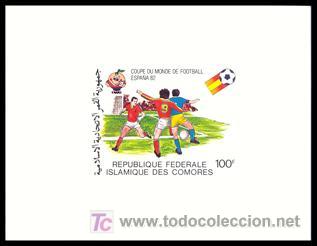 Sellos: COMORES 1982 HB (100F) S/D M82 - Foto 1
