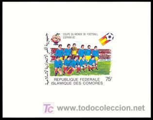 Sellos: COMORES 1982 HB (75F) S/D M82 - Foto 1