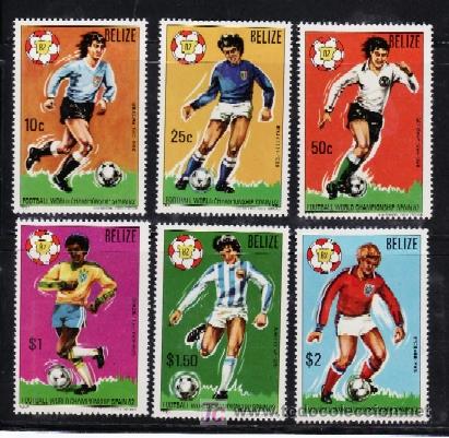 Sellos: BELIZE 1982 566/71 6v - Foto 1