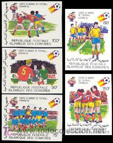 Sellos: COMORES 1982 332/36 5v S/D - Foto 1