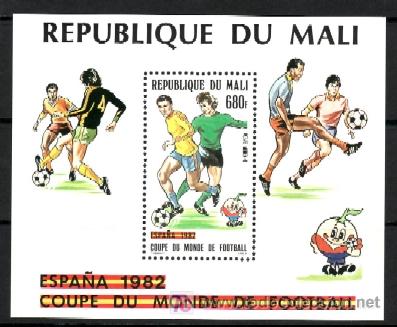 Sellos: MALI 1982 HB18 - Foto 1
