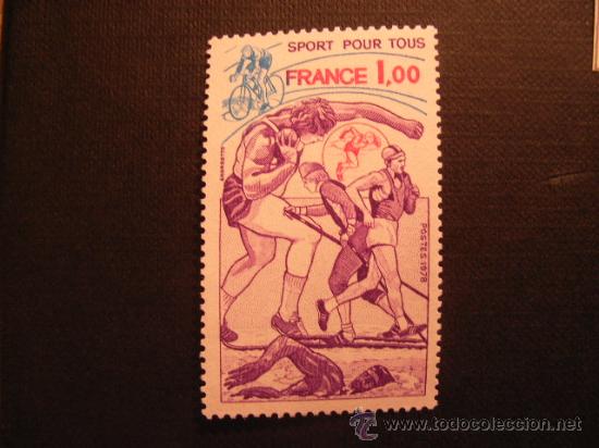 Timbres: SELLO DE FRANCIA N&ordm; YVERT 2020*** A&Ntilde;O 1978. DEPORTE PARA TODOS