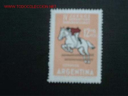 Timbres: HIPICA. IV JUEGOS DEPORTIVOS PANAMERICANOS