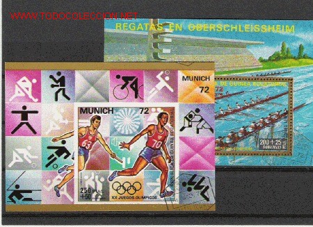 Timbres: TEMA DEPORTES   BONITO LOTE DE HOJITAS BLOQUE
