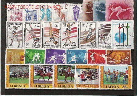 Timbres: GRAN LOTE DE SERIES DE DEPORTES LAS DE LA FOTO