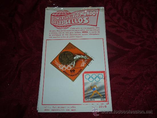 Selos: el maravilloso mundo de los sellos,obsequio chocolates nestle,munich 72