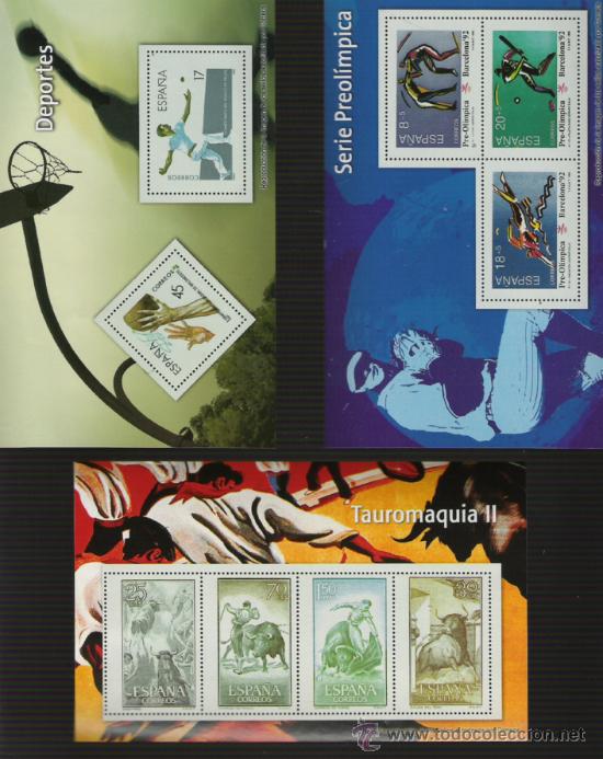 Briefmarken: LOTE DE RARAS HOJITAS