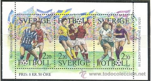 Briefmarken: SUECIA 1988 - DEPORTE - FUTBOL  - Yvert  BLOCK 16