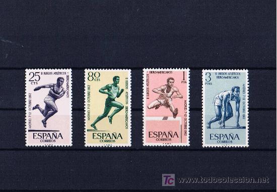 Sellos: Juegos Iberoamericanos 1962 serie completas nuevos**