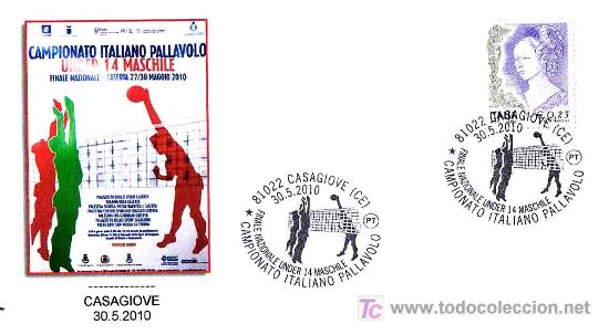 Selos: Matasellos de VOLEIVOL - Campeonato Italiano Sub-14. Casagiove