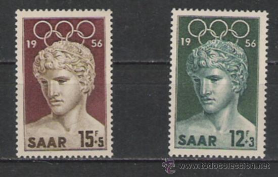 Selos: TEMA DEPORTES SERIE SAAR NUEVA N&ordm; 353/354