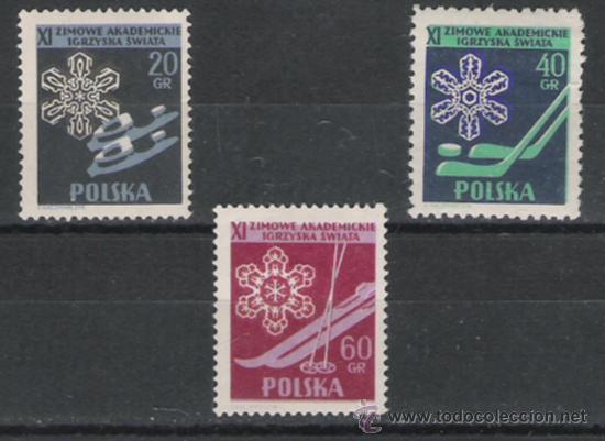 Selos: TEMA DEPORTES SERIE POLONIA NUEVA N&ordm; 852/854