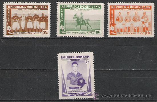 Sellos: TEMA DEPORTES SERIE N&ordm; 515/517 y 137 REPUBLICA DOMINICANA