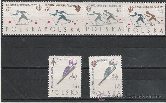Selos: TEMA DEPORTES SERIE N&ordm; 1157/1162 DE POLONIA