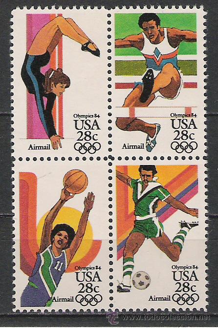Selos: TEMA DEPORTES SERIE EN BLOQUE DE ESTADOS UNIDOS