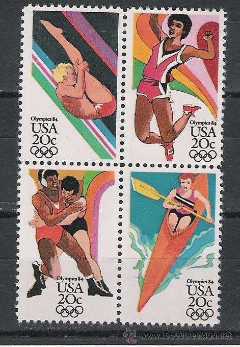 Selos: TEMA DEPORTES SERIE EN BLOQUE DE ESTADOS UNIDOS