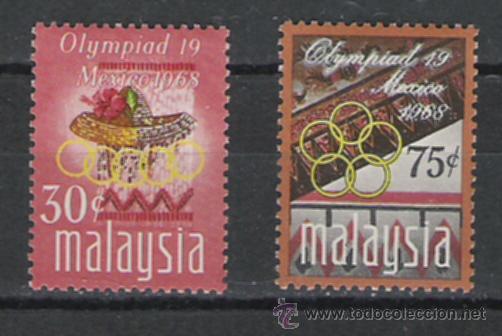 Sellos: TEMA DEPORTES SERIE N&ordm; 56/57 DE MALAYSIA